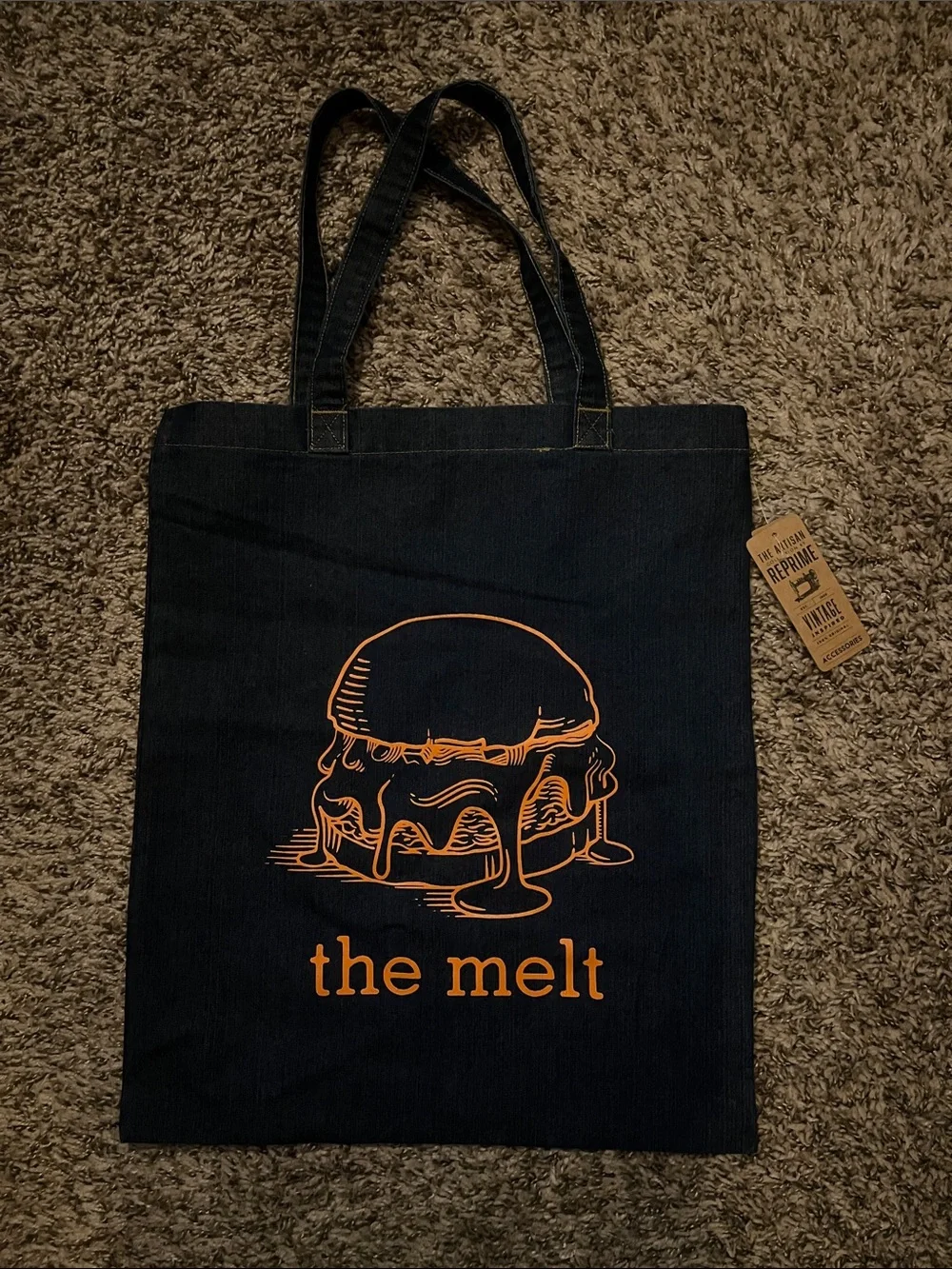 The Melt Denim Tote Bag